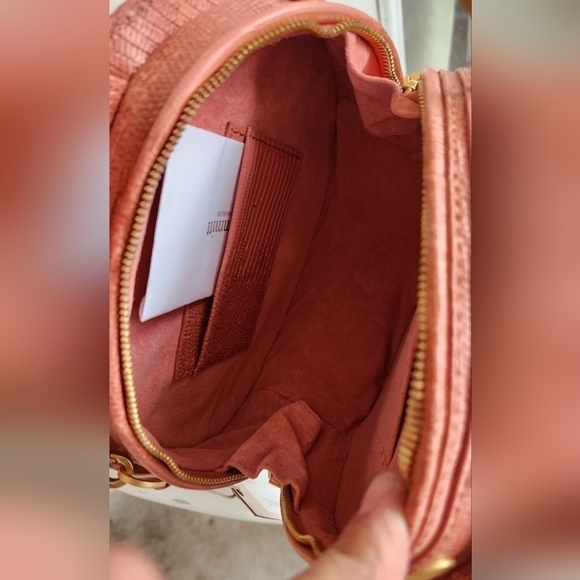 Hammitt Gregory Tile‎ Blush Brush Gold Cross Body Bag Pink - Picture 5 of 12